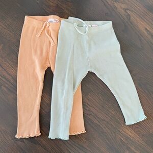 SOLD Zara Waffle ribbed Leggings Set